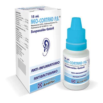 Neo-Cortand P.B. Gotas Óticas 15 mL