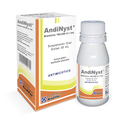 AndiNyst 100,000 U.I. / mL Suspensión 30 mL