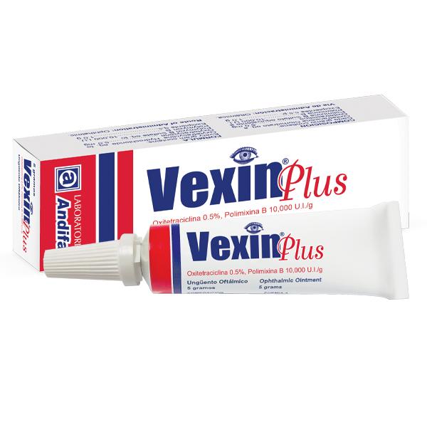 Vexin Plus Ungüento Oftálmico 5 g x 12 Exhibidor