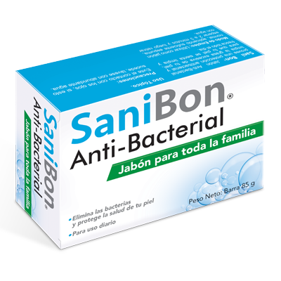Sani-Bon Jabón Anti-Bacterial Barra 85 g