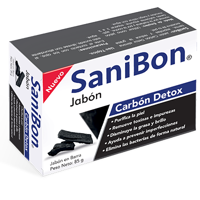 Sani-Bon Jabón Carbón Detox Barra 85 g