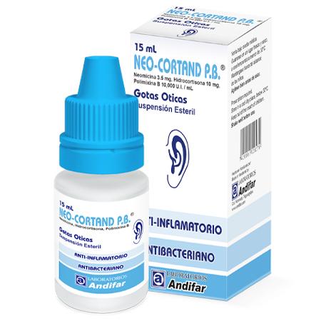 Neo-Cortand P.B. Gotas Óticas 15 mL